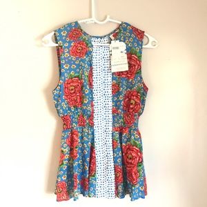 Farm Rio x Anthropologie Zinnea Blouse